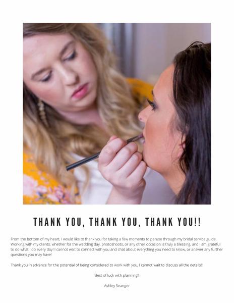 Bridal Makeup and Hair Package Info picture