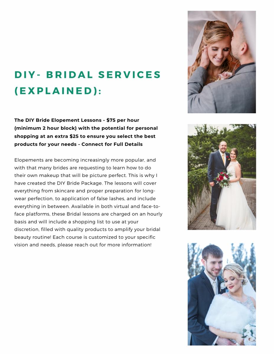 Bridal Makeup and Hair Package Info picture