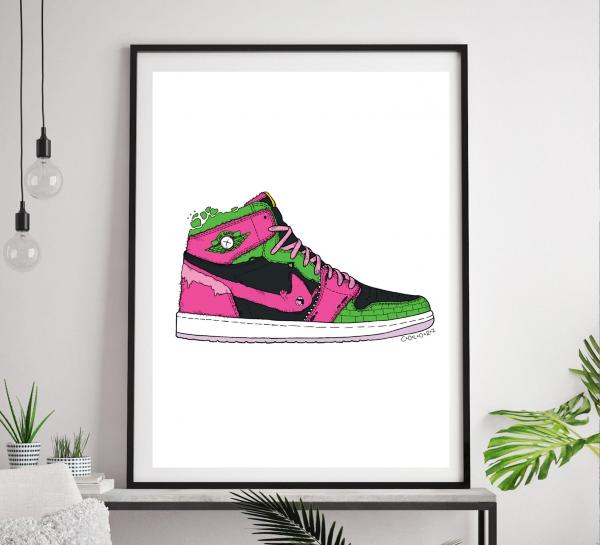 Air Scotts (Series 1) - 2D Air Jordan 1 Mixed Media picture