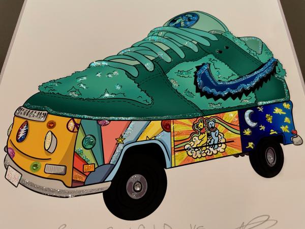 Grateful Dunk - 2D Nike SB Dunk Low Mixed Media picture