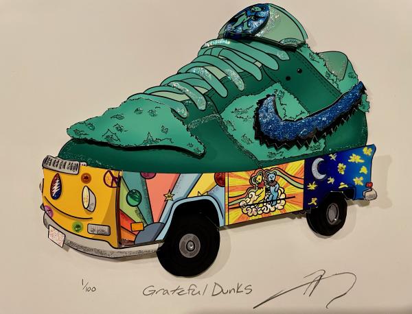 Grateful Dunk - 3D Nike SB Dunk Low Mixed Media picture