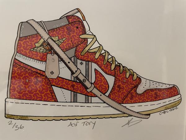 Air Tory - 2D Air Jordan 1 Mixed Media picture