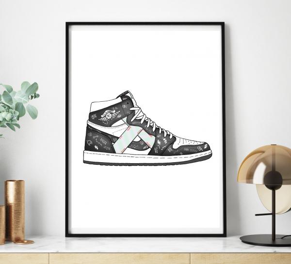 Air Luv - 2D Air Jordan 1 Mixed Media