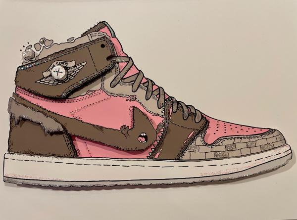 Air Scotts (Series 3) - 3D Air Jordan 1 Mixed Media picture