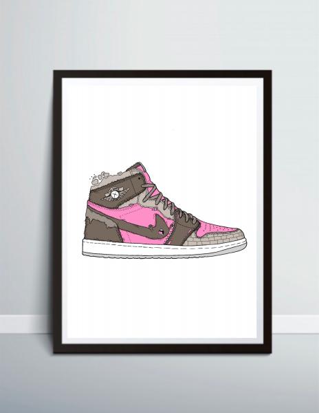 Air Scotts (Series 3) - 3D Air Jordan 1 Mixed Media picture