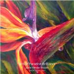 "Bird of Paradise Brilliance" Original 24x24" Oil Painting.  Framed.