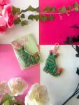 Cactus Cat 3in Rainbow Acrylic Keychain