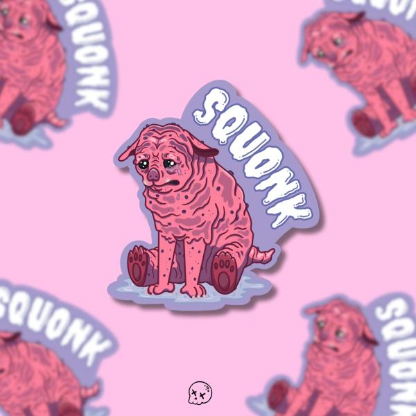 Squonk Matte Sticker