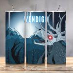 Wendigo 20oz Skinny Tumbler w/ Straw