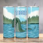 Lake Tahoe Tessie 20oz Skinny Tumbler w/ Straw