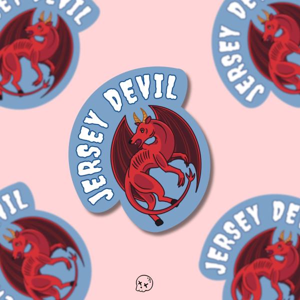 Jersey Devil Matte Sticker