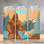 Bigfoot 20oz Skinny Tumbler w/ Straw