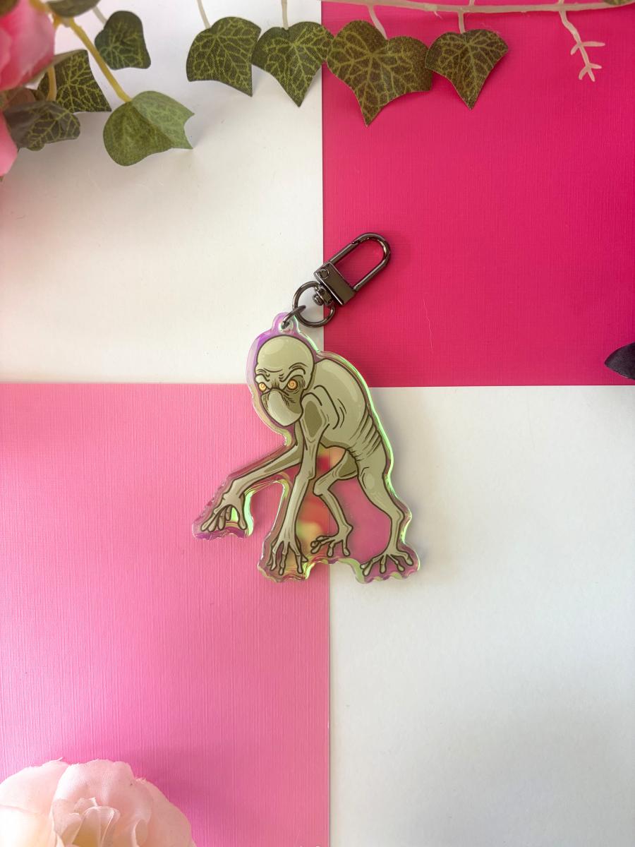 Dover Demon 3in Rainbow Acrylic Keychain picture