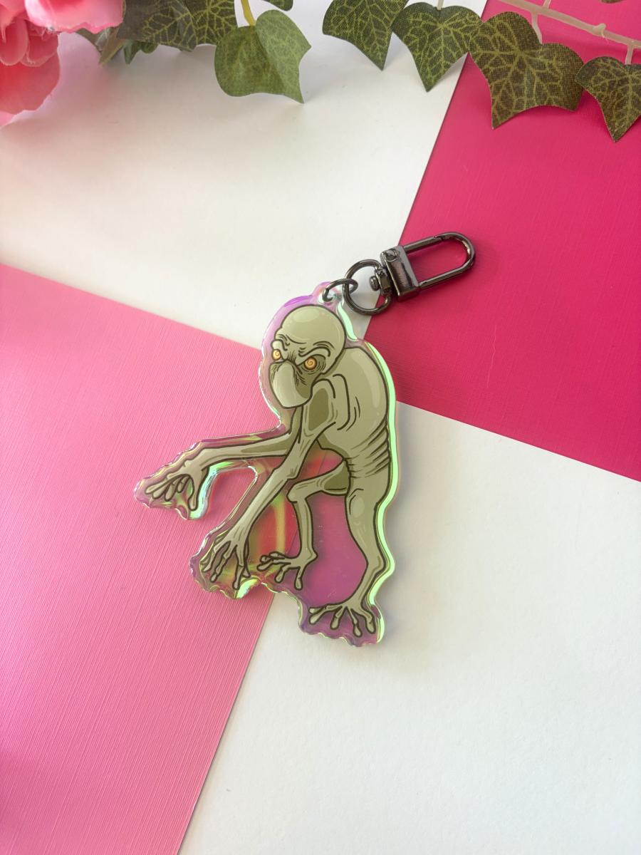 Dover Demon 3in Rainbow Acrylic Keychain picture