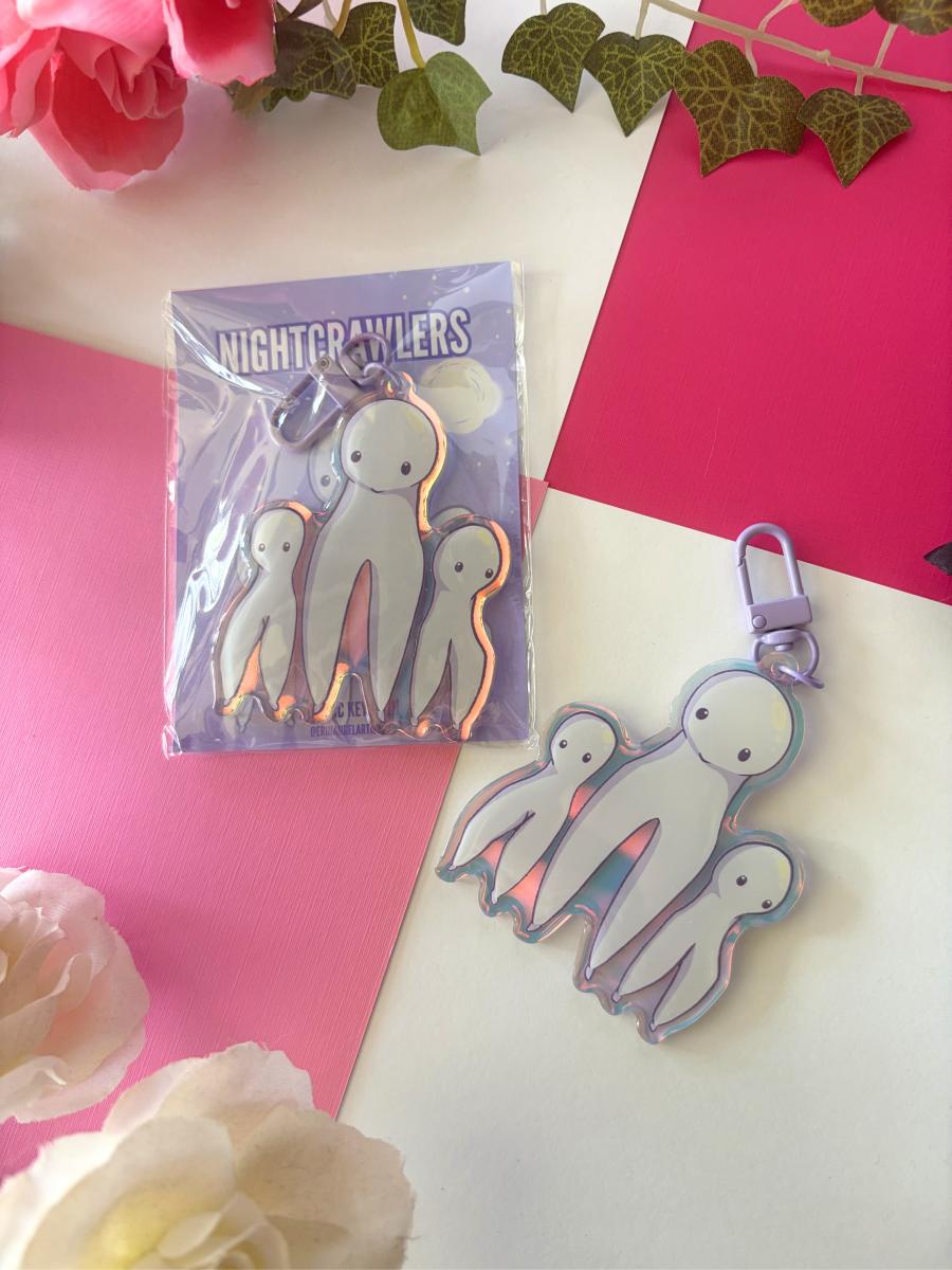 Fresno Nightcrawlers 3in Rainbow Acrylic Keychain picture