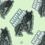 The Beast of Bray Road Matte Sticker