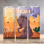 Chupacabra 20oz Skinny Tumbler w/ Straw