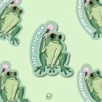 Loveland Frogman Matte Sticker