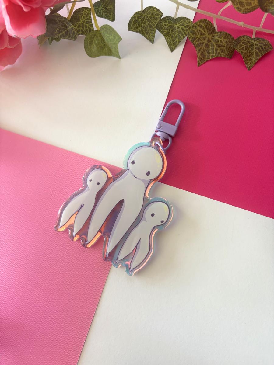 Fresno Nightcrawlers 3in Rainbow Acrylic Keychain picture