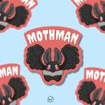 Mothman Matte Sticker