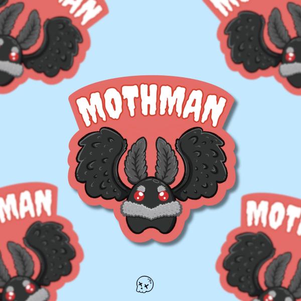 Mothman Matte Sticker