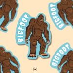 Bigfoot Matte Sticker