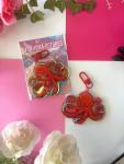 Oklahoma Octopus 3in Rainbow Acrylic Keychain