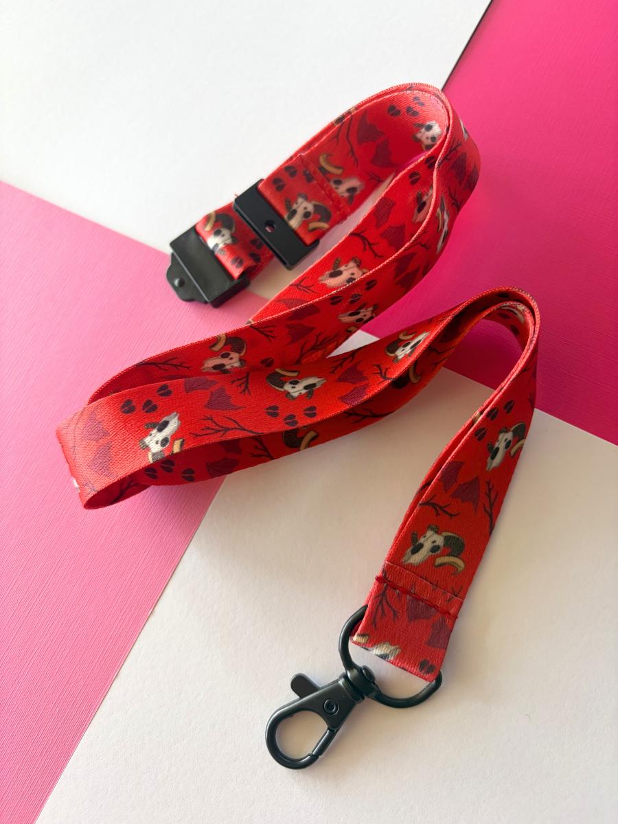 Jersey Devil (Ram Skull) Lanyard w/ Easy Release Clasp picture