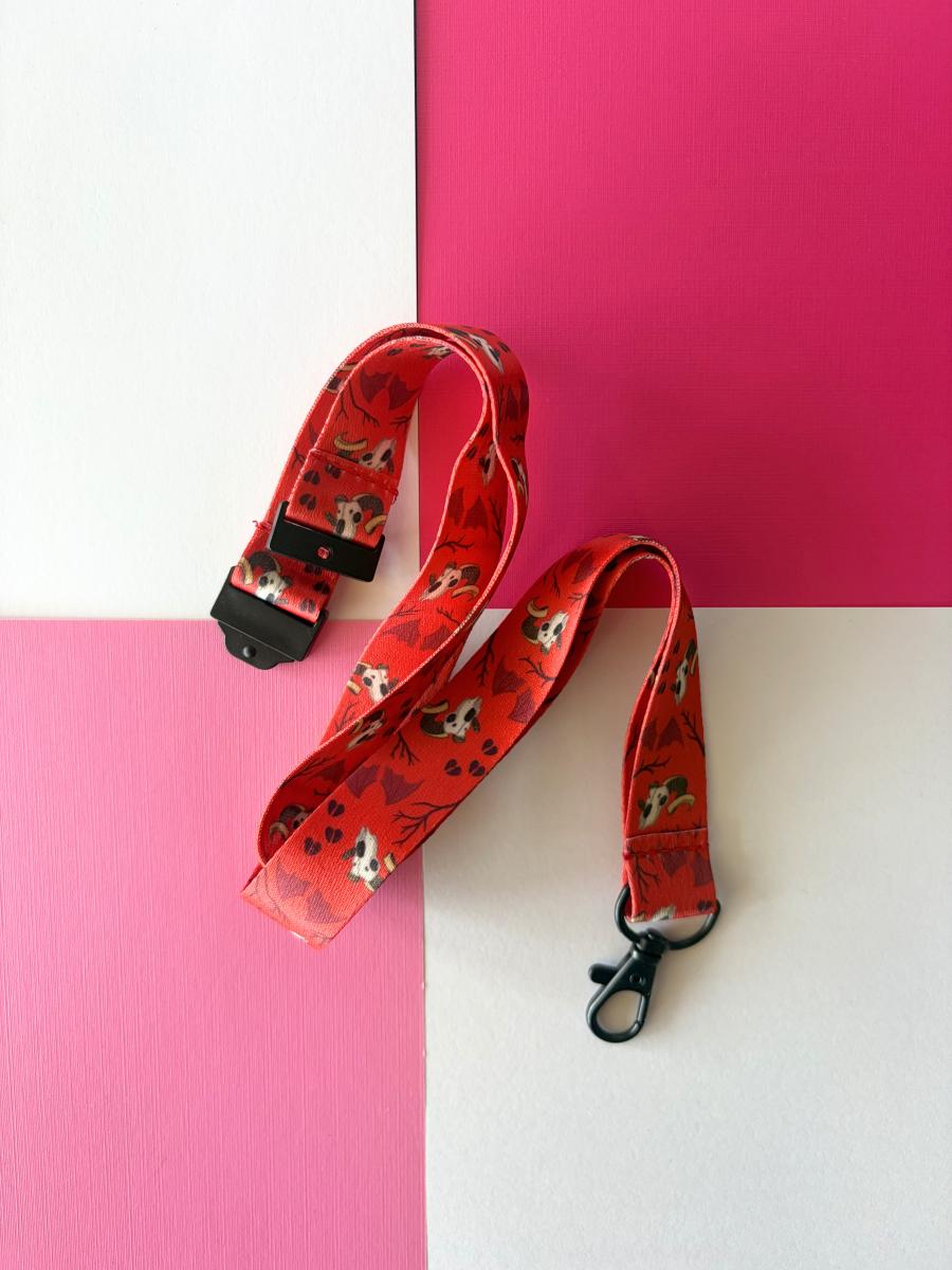 Jersey Devil (Ram Skull) Lanyard w/ Easy Release Clasp picture