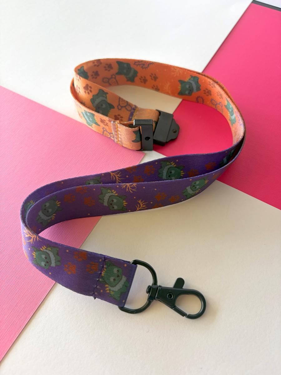 Chibi Chupacabra Lanyard w/ Easy Release Clasp picture
