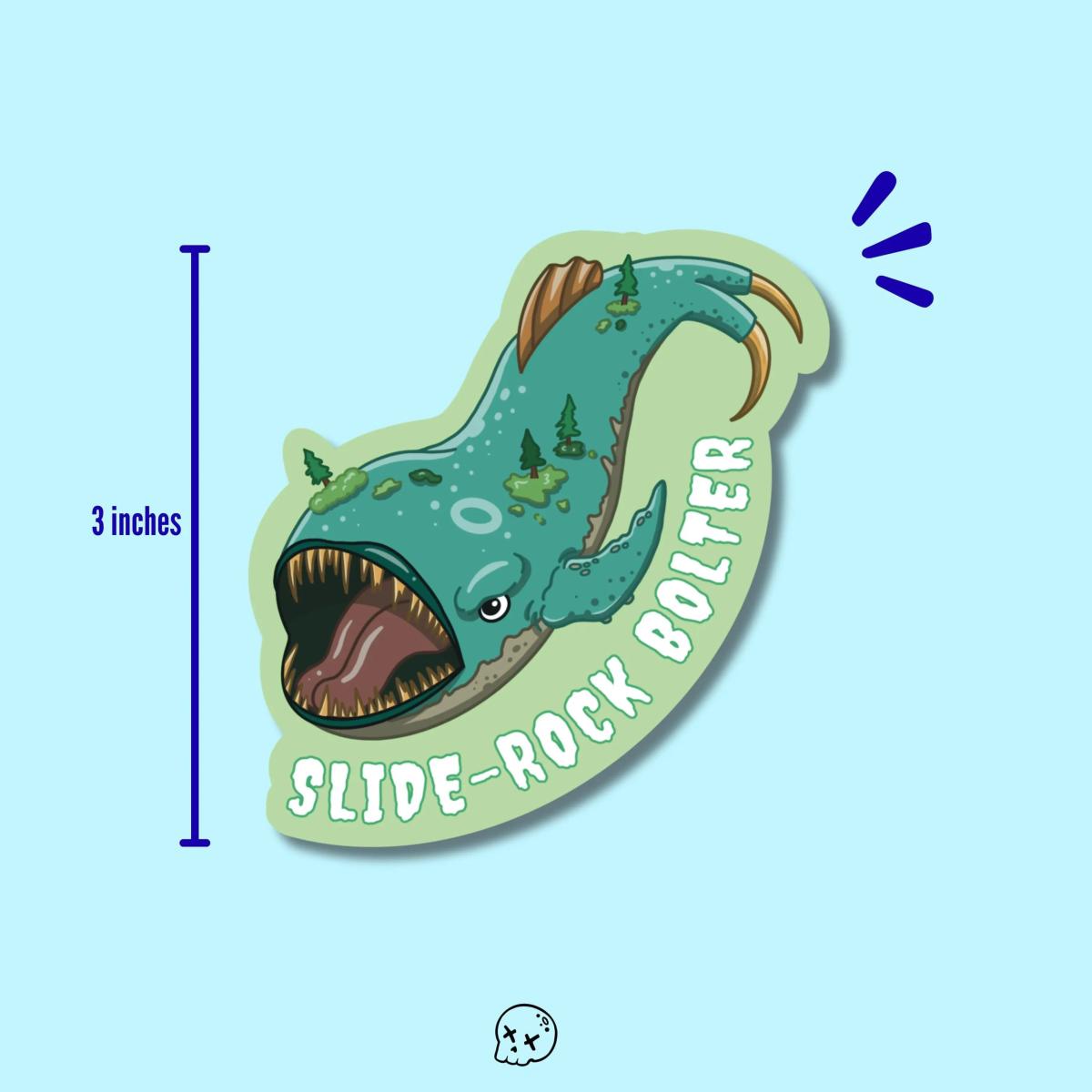 Slide Rock Bolter Matte Sticker picture