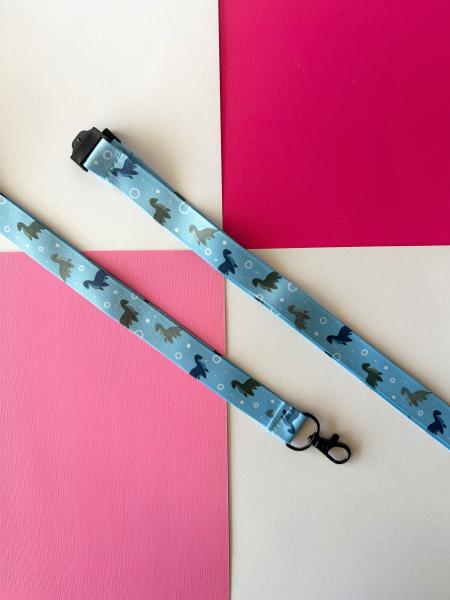 Chibi Loch Ness Monster Lanyard w/ Easy Release Clasp