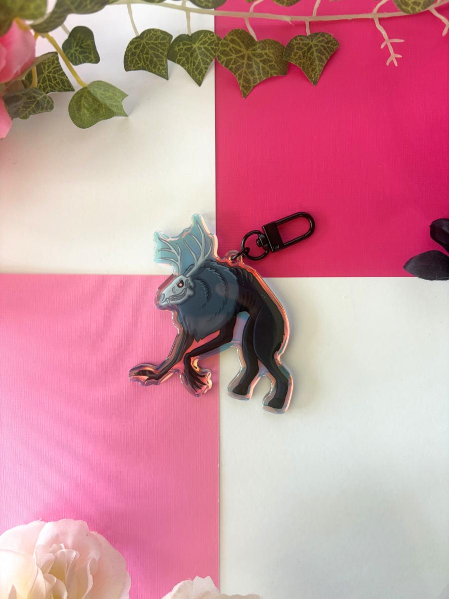 Wendigo 3in Rainbow Acrylic Keychain picture