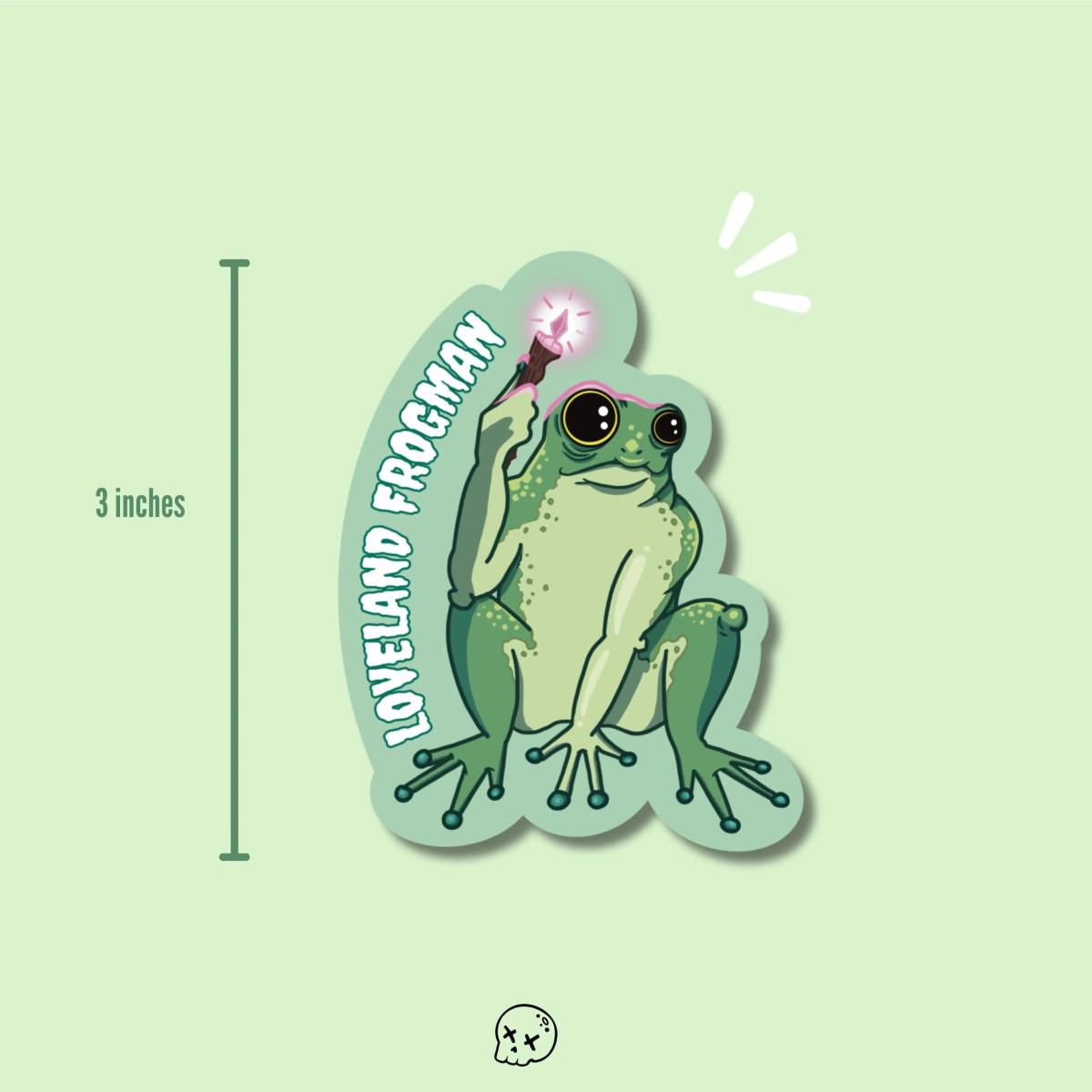 Loveland Frogman Matte Sticker picture