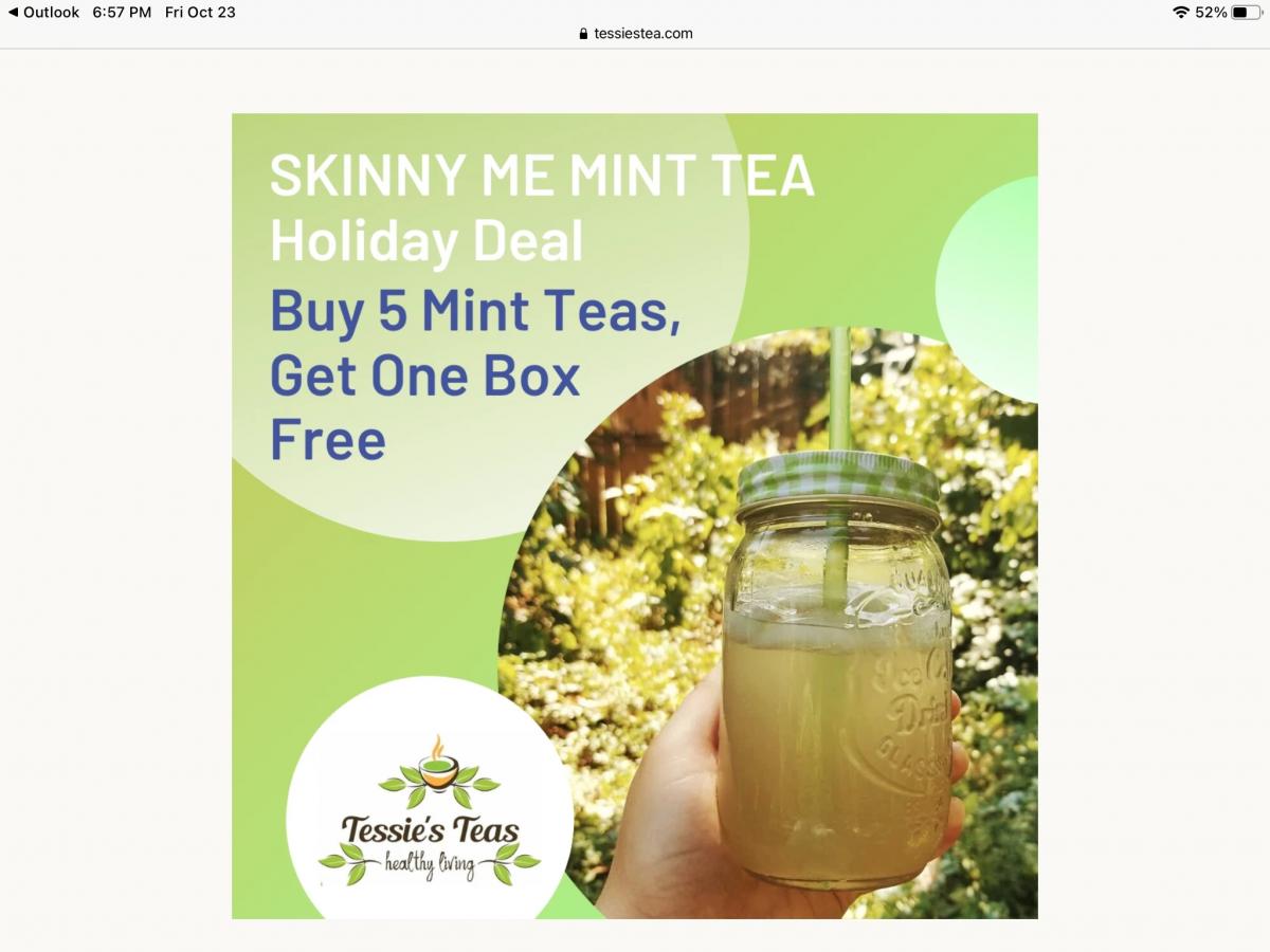 All natural instant crystallized Mint Tea picture