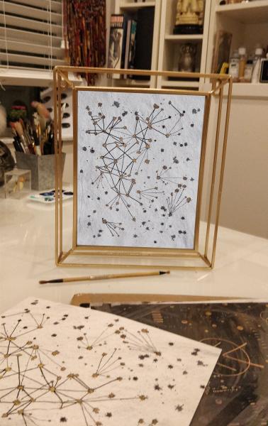 Gold Wire 10x12" Frame with print picture