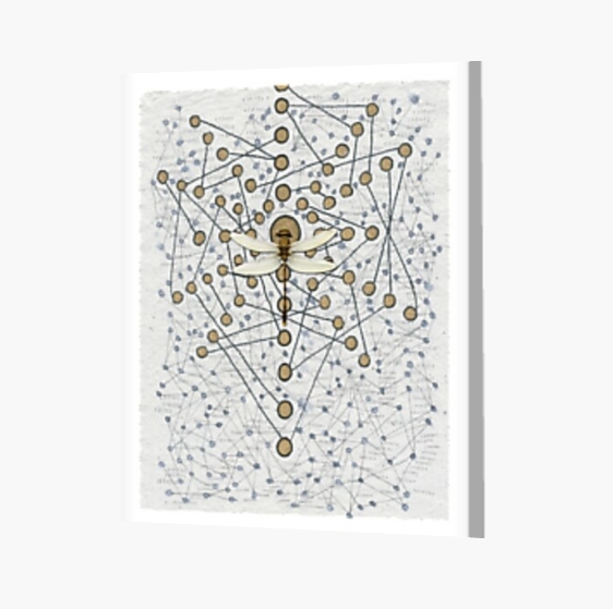 Chakra Web with Dragonfly Home Decor & Stationary picture