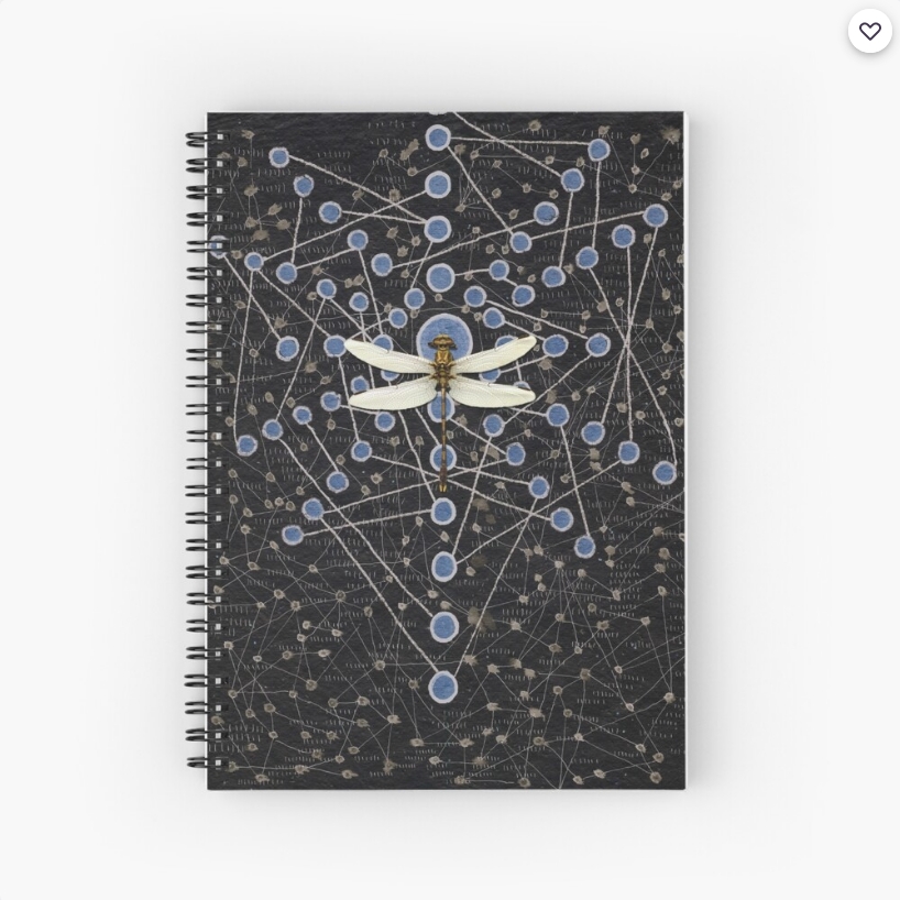 Chakra Web with dragonfly on Blue picture