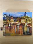 Original Painting, Acrylic on Canvas (24"x30"), "Vatican City"