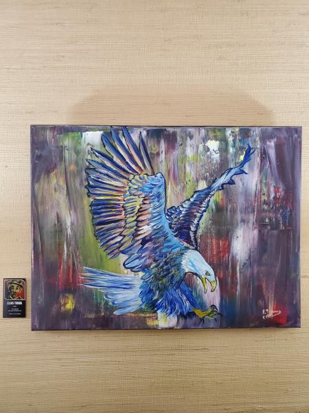 Original Painting, Acrylic on Canvas (18"x24"), "The Eagle"
