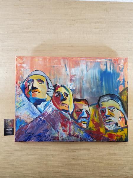 Original Painting, Acrylic on Canvas (18"x24"), "Presidential Memorial"