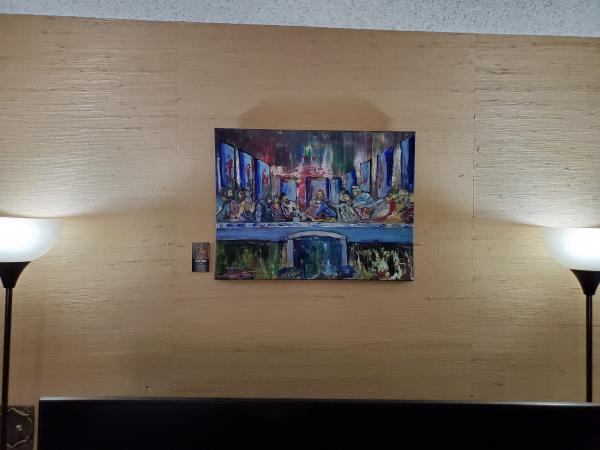 Original Painting, Acrylic on Canvas (18"x24"), "The Last Supper" picture