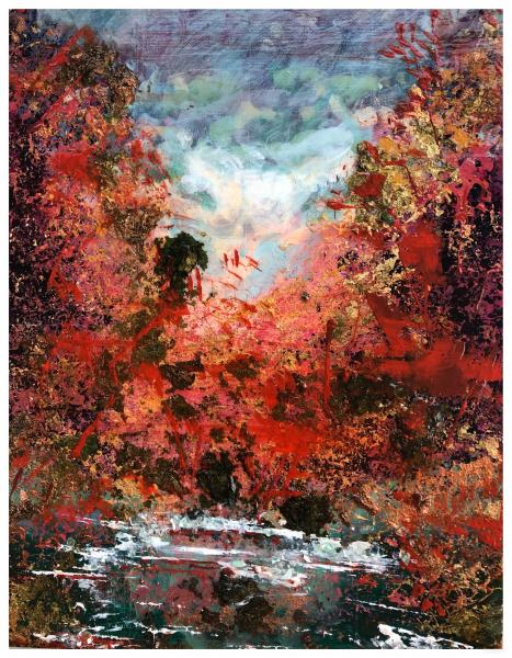 Autumn Splendour - Mixed Media Painting picture