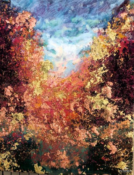 Autumn Splendour - Mixed Media Painting picture