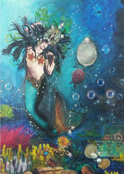Mermaid Greeting Card picture