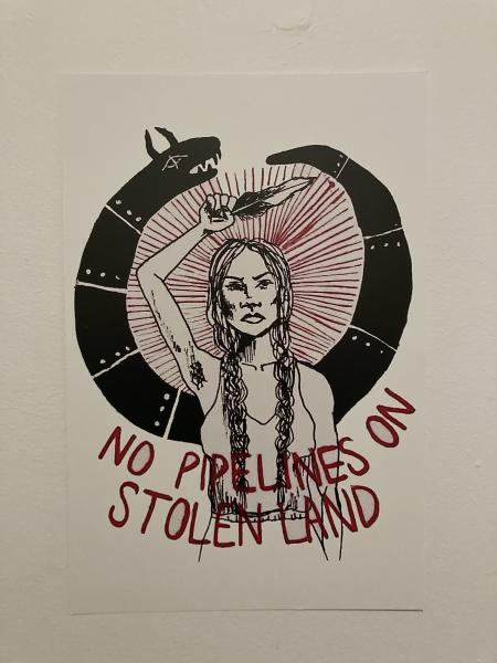 No Pipelines on Stolen Land Print picture