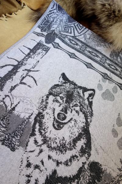 Wolf Jacquard Tea Towel / Wall Art picture