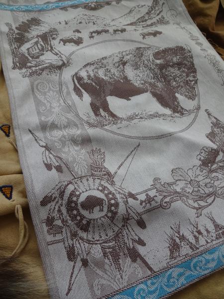 Buffalo Jacquard Tea Towel / Wall Art picture