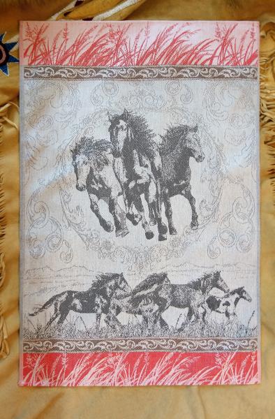 Wild Mustang Trio Jacquard Tea Towel / Wall Art picture