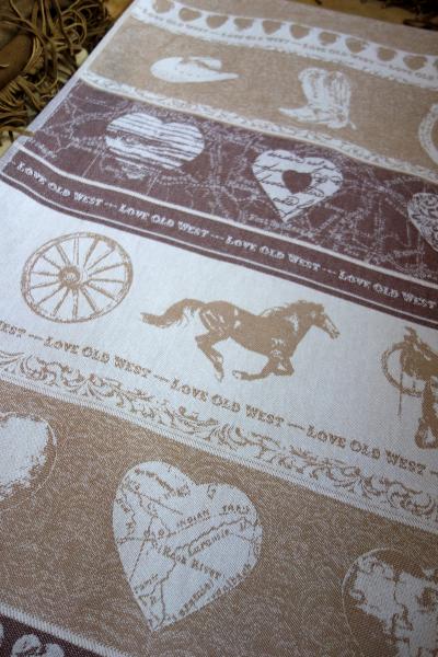 Love Old West Jacquard Tea Towel / Wall Art picture